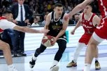 ZAGREVANJE ZA BASKONIJU! Partizan s POLA SNAGE izašao na kraj sa "panterima"! (VIDEO)