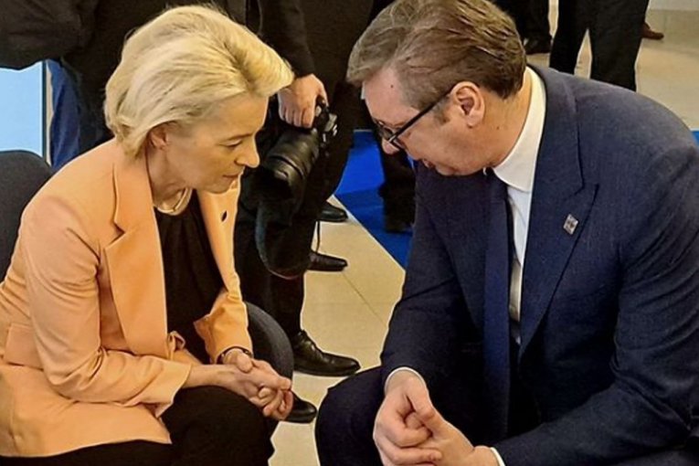 VUČIĆ IZ BRISELA: Uvek dobar i srdačan susret sa Ursulom fon der Lajen! (FOTO)