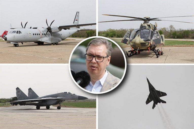 PREDSEDNIK SRBIJE OBIŠAO AERODROM U BATAJNICI! Vučić: OSLANJAMO SE NA DOMAĆU PROIZVODNJU! Kada sam bio ministar imali smo JEDAN APARAT a sada ih imamo 14!