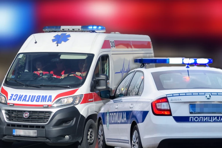 Sudar na raskrsnici na Vračaru: Ima povređenih, Hitna i policija na licu mesta (VIDEO)
