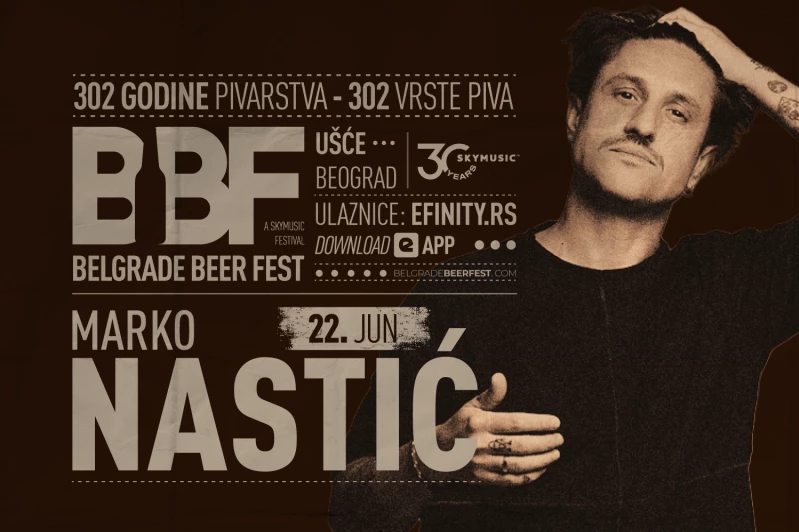 Adrenalinska injekcija za sve ljubitelje elektro zvuka – Marko Nastić potvrdio nastup na Belgrade Beer Festu!