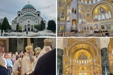 LITURGIJOM ZAPOČET SABOR SPC: Patrijarh Porfirije ugostio sveštenstvo iz cele Srbije (FOTO+VIDEO)