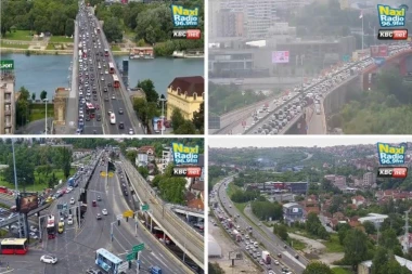 OPET KOLAPS U BEOGRADU! DUGAČKE KOLONE NA SVE STRANE: Na Gazeli vozila mile, krcat i Brankov most! Evo kako je u ostalim delovima grada