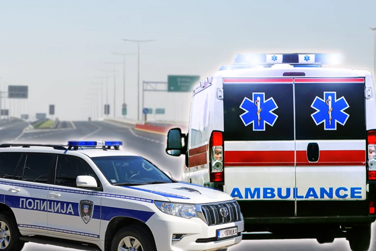 SLETEO S PUTA I ZAKUCAO SE U BETONSKI STUB! Saobraćajka na Smederevskom putu: Jedna osoba povređena