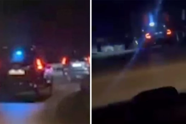 POLICIJA GA JURILA DOK NIJE SLETEO U KANAL! Vozač u Smederevsoj Palanci dodao gas i odbio da se zaustavi prilikom rutinske kontrole, pa izleteo sa puta (VIDEO)