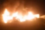 VELIKI POŽAR U POČEKOVINI! Zapalila se firma, vatra progutala ceo objekat (VIDEO)