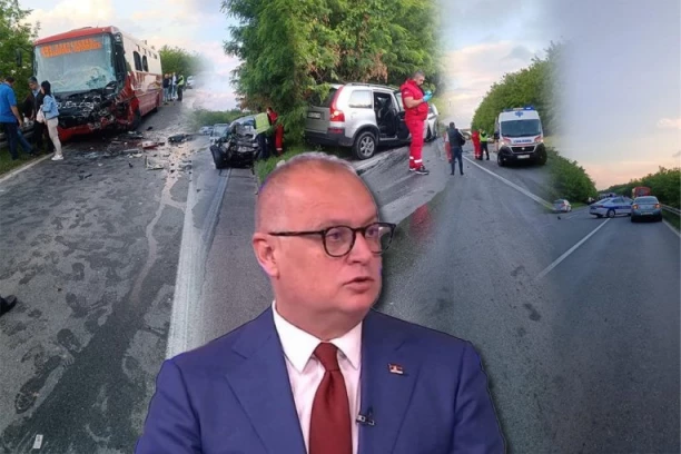 Vesić povodom nesreće kod Mladenovca: Menjamo Zakon o bezbednosti saobraćaja, nulta tolerancija za bahate vozače!
