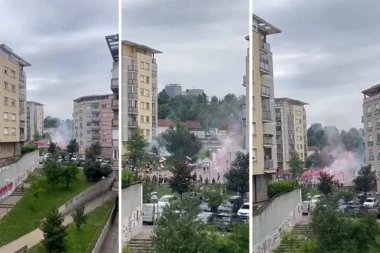 "KOSOVO JE SRCE SRBIJE" Maturanti OVOG beogradskog naselja postali atrakcija u svom kraju (VIDEO)