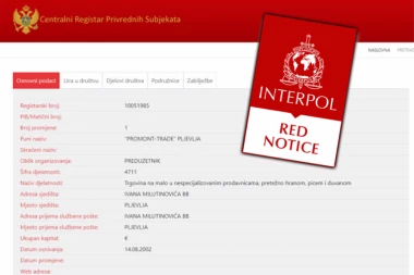 JURI GA INTERPOL, A NJEGOVA FIRMA RADI 22 GODINE BEZ ZABRANE! Glavni "rizničar kartela" sa Balkana aktivni preduzetnik u Crnoj Gori