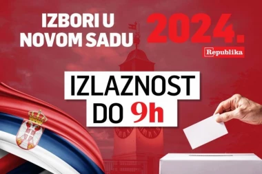 PRVI PRESEK IZLAZNOSTI U NOVOM SADU: Do 9 časova glasalo 7,6 odsto upisanih birača