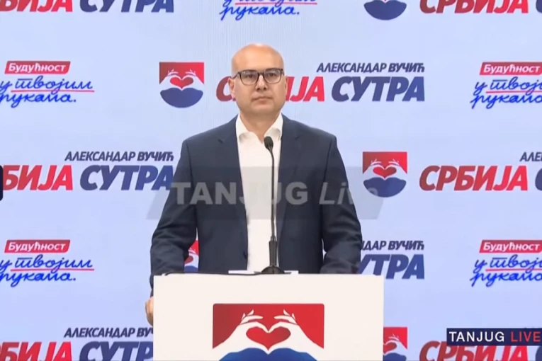 "SIGURNA, ČISTA I UBEDLJIVA POBEDA!" Vučević: Trijumf liste "Aleksandar Vučić - Srbija sutra"