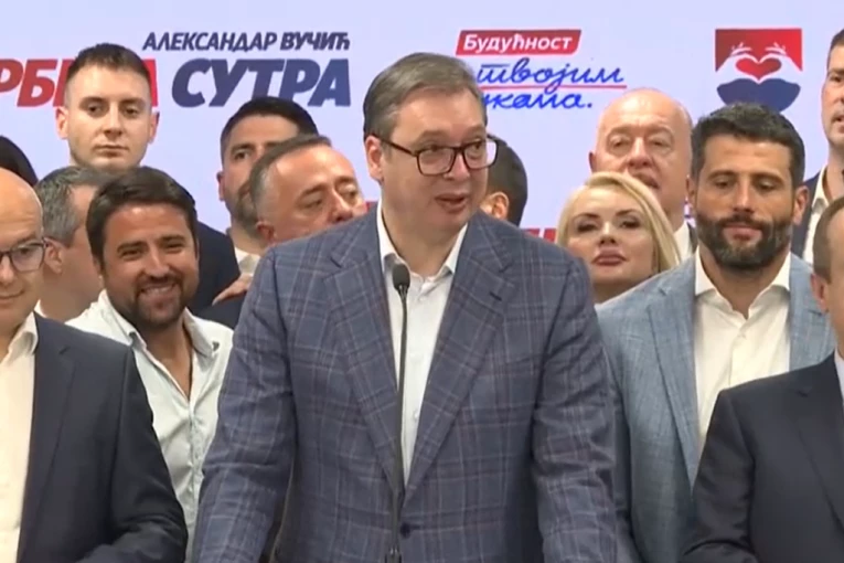 PREDSTOJI NAM MNOGO PROBLEMA, IDE TEŠKO VREME! Vučić nakon trijumfa: Moramo da čuvamo našu zemlju, mir i slobodu! (VIDEO)