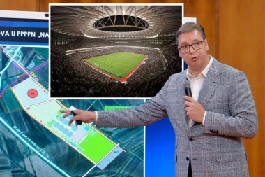 PREDSEDNIK VUČIĆ OBILAZI RADOVE na Nacionalnom fudbalskom stadionu u Surčinu  večeras u 18:30 časova