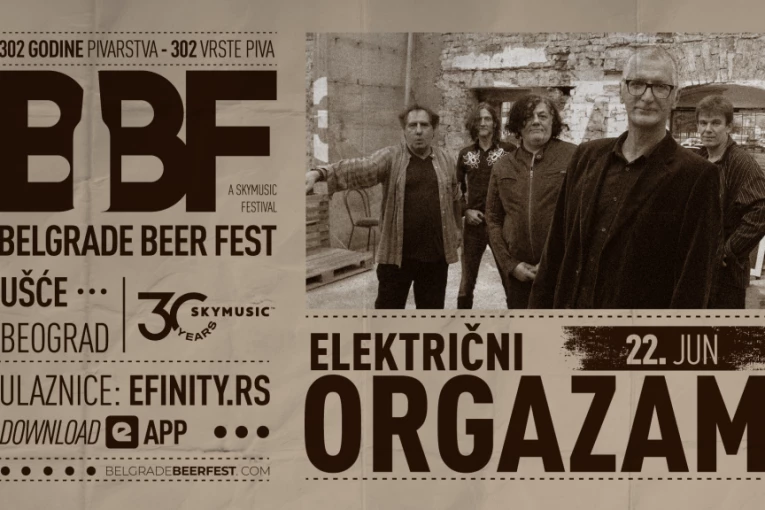 Električni orgazam na Belgrade Beer Festu u subotu, 22. juna!