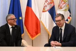 VUČIĆ PRIMIO U OPROŠTAJNU POSETU AMBASADORA ČEŠKE: "Zamolio sam ga da prenese moj poziv češkom predsedniku Pavelu da poseti Srbiju!" (FOTO)