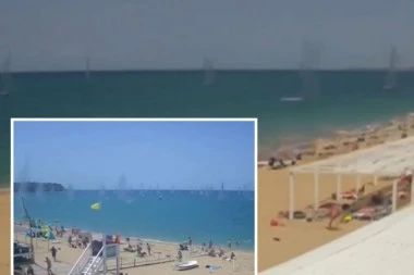 POGLEDAJTE SNIMAK MASAKRA NA PLAŽI U SEVASTOPOLJU NA KRIMU! Ljudi jure da nađu zaklon, uleću u kafić i beže ispod stolova!  (VIDEO)