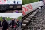 PETORO U KRITIČNOM STANJU! Zastrašujuće scene sa mesta železničke nesreće! Ljudi ISEČENI, sa zavojima! (FOTO/VIDEO)