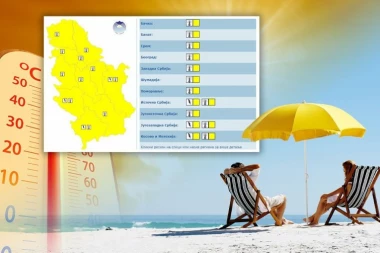 UPALJEN NARANDŽASTI METEOALARM ZA OVO PODRUČJE U SRBIJI: U narednih sat vremena očekuje se oluja!