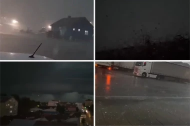 OLUJA PUSTOŠI SREM! Nevreme stiglo u Srbiju! SLEDEĆA NA UDARU BAČKA PALANKA, POGLEDAJTE OLUJNI SISTEM IZNAD GRADA! (FOTO/VIDEO)