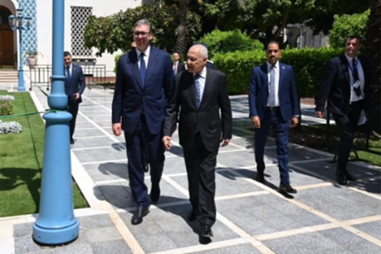 NA POMOLU POTENCIJALNA SARADNJA! Oglasio se Vučić posle sastanka sa generalnim sekretarom Arapske lige (FOTO)