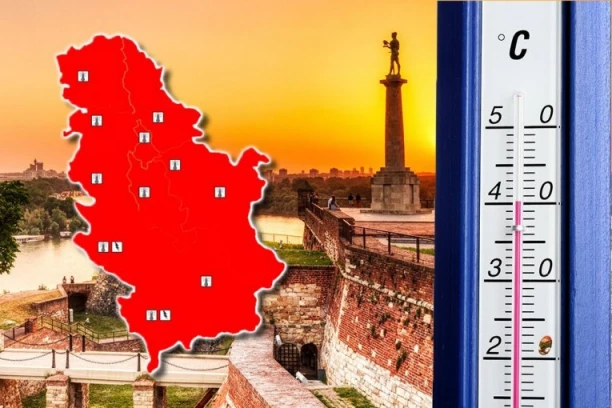 PIK TOPLOTNOG TALASA, LUCIFER UDARA JOŠ JAČE! Danas temperature ponovo preko 40 stepeni