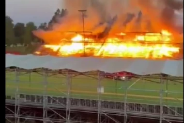 VELIKA TRAGEDIJA: Klub ušao viši rang pa ostao bez stadiona zbog požara!