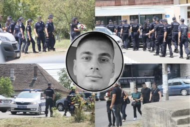 POČELO OPELO NIKOLI KRSMANOVIĆU! Policija opkolila kuću tragično nastradalog policajca! (FOTO+VIDEO)