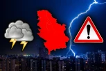 HITNO SE OGLASIO RHMZ: Crni oblak nad Srbijom donosi jak pljusak i nevreme! Prvi na udaru OVI delovi zemlje!