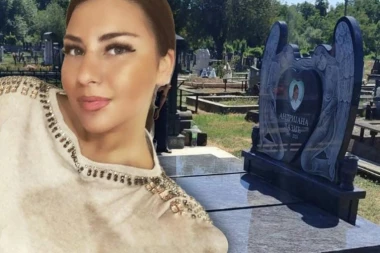 NA GROBU NASTRADALE PEVAČICE U DUBAIJU POJAVILA SE MORBIDNA PORUKA: Otac Andrijane Lazić objavio snimak sa groblja, da se naježiš! (FOTO)