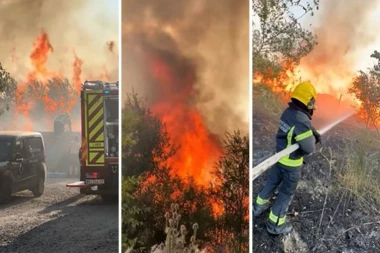 VATRA SAMO BUKTI! Pogledajte kako je izgledao požar u Novom Sadu! Sve raspoložive jedinice iz Južnobačkog okruga još ga gase! (VIDEO)