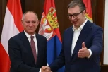 PREDSEDNIK SRBIJE SE SASTAO SA MINISTROM UNUTRAŠNJIH POSLOVA AUSTRIJE: Vučić razgovara sa Gerhardom Karnerom