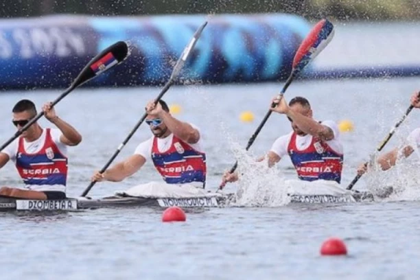 ŠTETA: Srpski kajakaši ostali bez medalje - takmičenje su završili na šestoj poziciji!