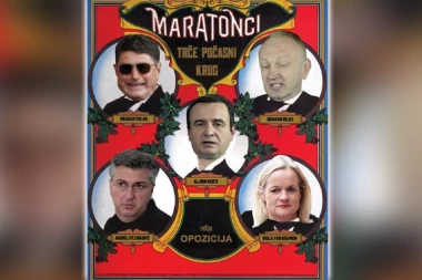 MARATONCI TRČE BEŠČASNI KRUG! Umesto slavlja na cilju, srbomrzačka petorka se saplela i pala na nos