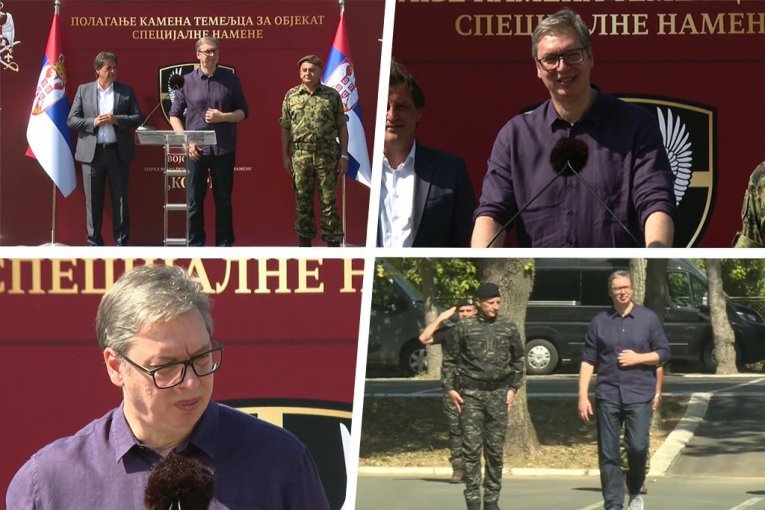 DOK SAM PREDSEDNIK, BORIĆU SE ZA SUVERENU I SLOBODNU SRBIJU! Vučić iz kasarne "Vasa Čarapić": To je moj posao, da radim za ovaj narod (VIDEO)