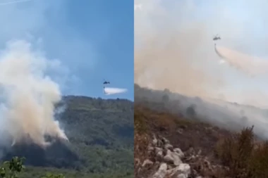 OGROMAN POŽAR NA STAROJ PLANINI! Čak 200 hektara pod vatrom! U GAŠENJE UKLJUČENE I HELIKOPTERSKE JEDINICE! (VIDEO)