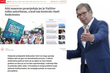 HRVATI PUNOM PAROM PODRŽAVAJU PROTESTE U SRBIJI! Komšijska štampa "pumpa" tekstove kao na traci, evo kako vode "hladni rat" protiv Srbije i Vučića! (FOTO)