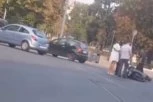 OBOREN MOTOCIKLISTA! Nesreća u centru Beograda! (VIDEO)