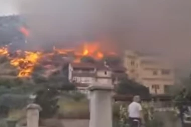 SVI U PANICI! POŽAR NASTAVLJA DA PUSTOŠI, ZAHVAĆENI I MASLINJACI: Jezivi snimci vatre koja se sve više širi (FOTO/VIDEO)