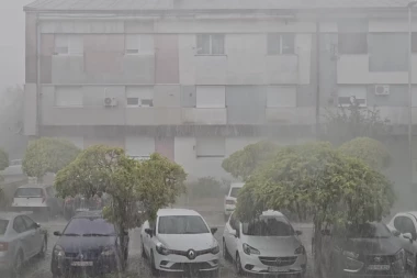 VETAR "LOMI" DRVEĆE, KIŠA TEČE U POTOCIMA: Snažno nevreme se istutnjalo komšilukom (FOTO/VIDEO)