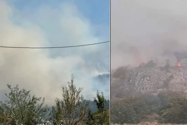 DRAMATIČNO! Vatra se širi u sekundi, niko ne može da je zaustavi! Meštani Novog Pazara i Tutina se bore sa jezivom buktinjom! (VIDEO)