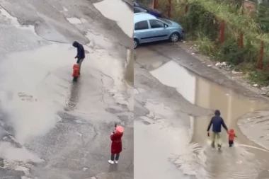 OVO JE NAJLEPŠI SNIMAK KOJI ĆETE DANAS VIDETI! Scena koja topi najtvrđa srca: "Proglasite ga za tatu godine!" (VIDEO)