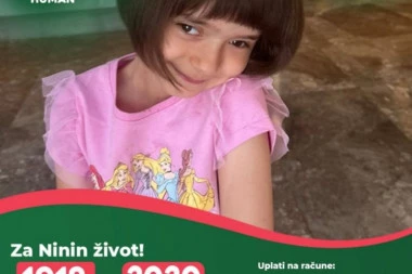 ZA MALU NINU! Roditelji mole - hitno potreban novac devojčici (5) za operaciju tumora na mozgu