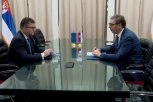 "NEĆEMO DOZVOLITI POGROM I PROGON SRBA SA KOSOVA"! Vučić se sastao sa Lajčakom u Njujorku!