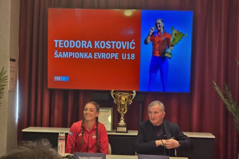 UPOZNAJTE TEODORU KOSTOVIĆ: Evropska šampionka predstavljena na konferenciji - Đoković je preponosan! (FOTO GALERIJA)