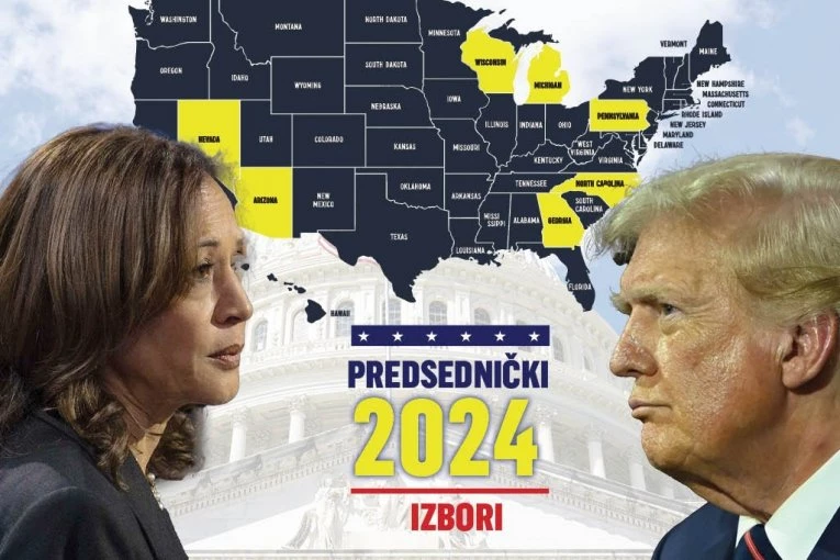 IZBORI U AMERICI: DONALD TRAMP ILI KAMALA HARIS? Tramp sve bliže Beloj kući, Kamala Haris debelo zaostaje 198:112, izašla projekcija Njujork tajmsa (VIDEO)