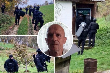 PSI TRAGAČI, TERMOVIZIJSKE KAMERE... Srpska policija na nogama - ALIJA BALIJAGIĆ SE TRAŽI I PO JAMAMA I PEĆINAMA! (FOTO)