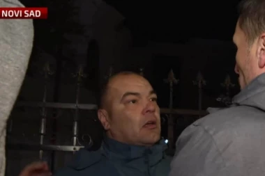 GORAN JEŠIĆ UDARIO POLICAJCA U DIREKTNOM PRENOSU NA N1: Huligansko ponašanje bivšeg funkcionera DS-a (VIDEO)