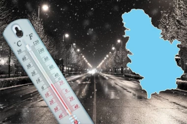 SRBIJA DANAS OKOVANA SNEGOM I LEDOM! Zebeleće se u ovim delovima zemlje, MAKSIMALNA TEMPERATURA do 6 stepeni!