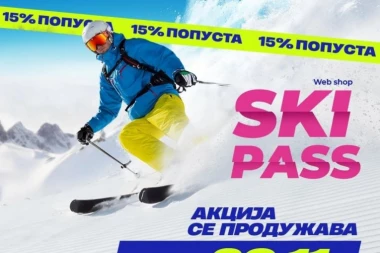 Web Shop Skijališta Srbije – produžen period pretprodaje sa 15% popusta