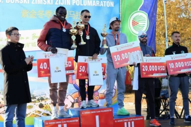 Rekordan broj učesnika na "Borskom zimskom Ziđin polumaratonu" (FOTO GALERIJA)